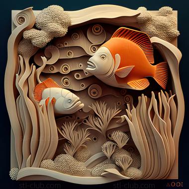 3D модель Ул Дори ИЗ В поисках Немо (STL)